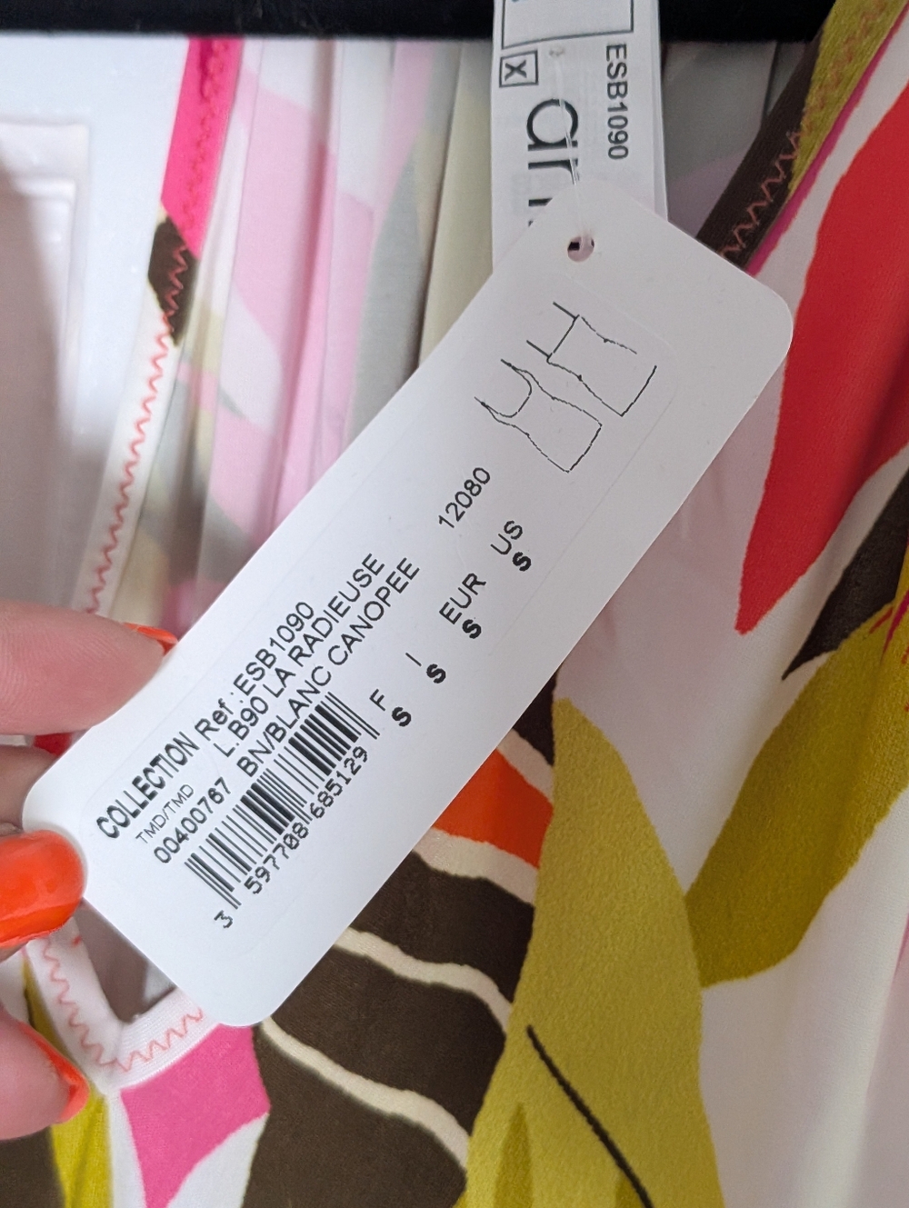 Antigel Tropical Halter Dress NWT Small Bright Resort Midi A-Line - Picture 3 of 4